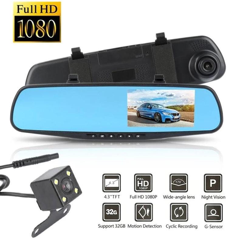 Camara Espejo Retrovisor Frente Trasera